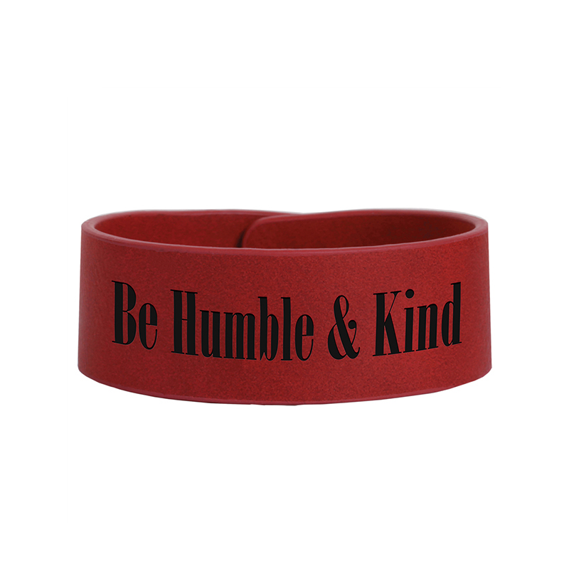 8 1/2' x 3/4' Laserable Leatherette Cuff Bracelet