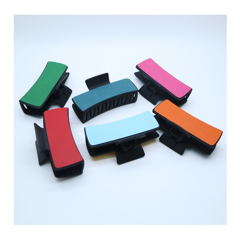 Laserable Leatherette Hair Clip