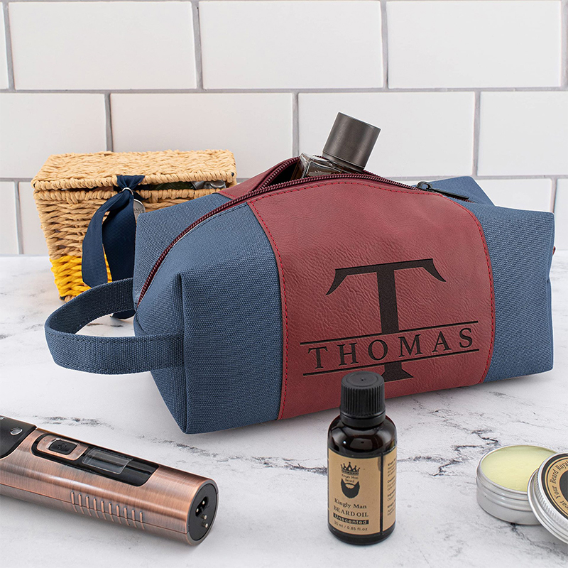 Laserable Leatherette Toiletry Bag