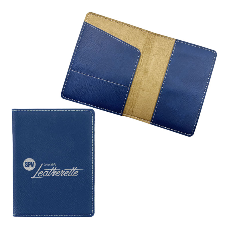 Laserable Leatherette Passport Holders