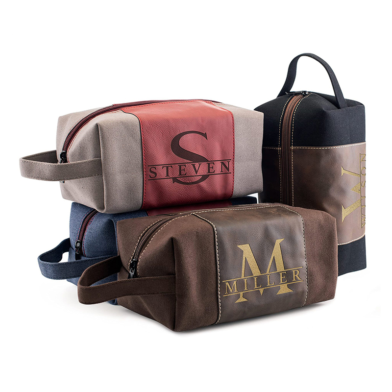 Laserable Leatherette Toiletry Bag