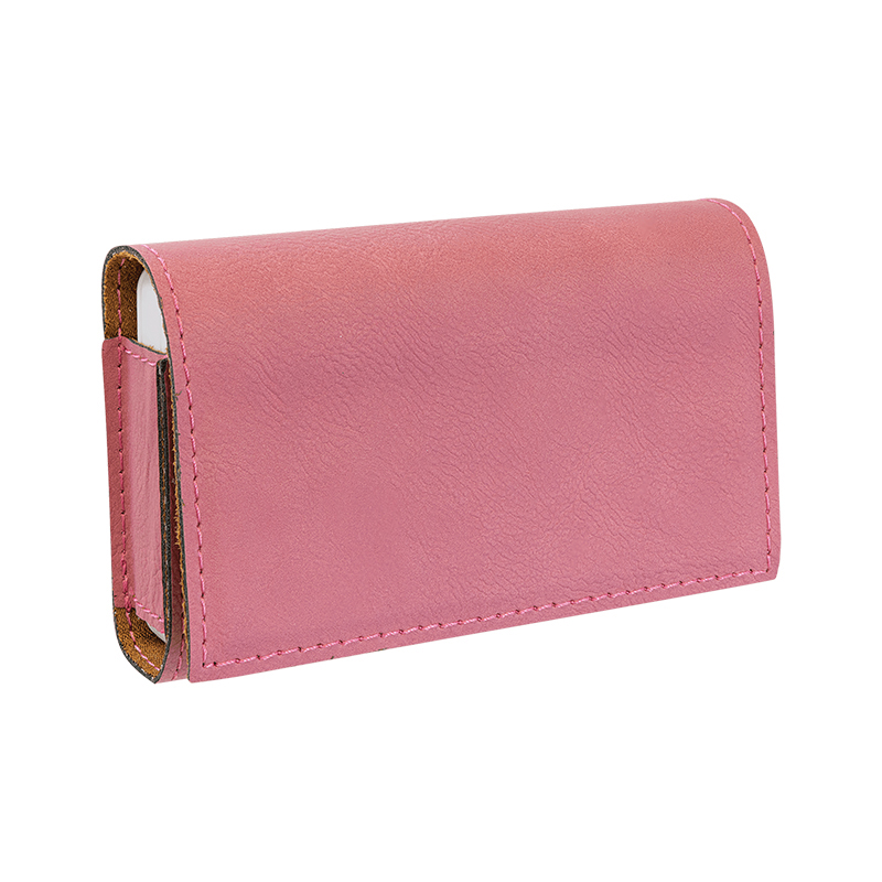 9 3/4' x 2 1/2' Laserable Leatherette Pill Box