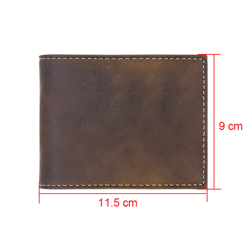 Laserable Leatherette Bi-Fold Wallet w/Flip ID Display