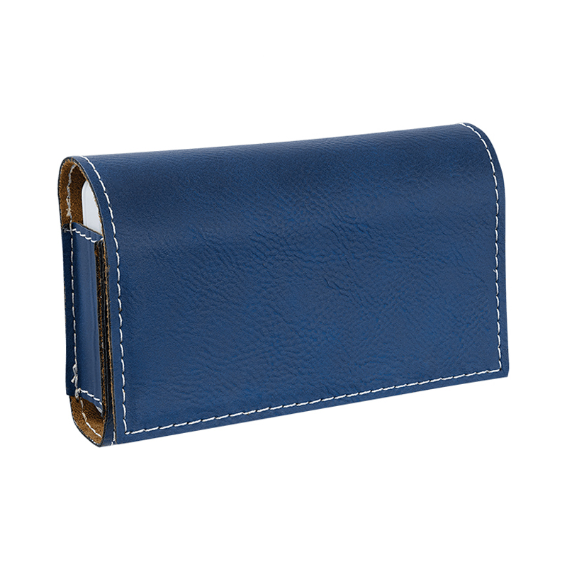 9 3/4' x 2 1/2' Laserable Leatherette Pill Box
