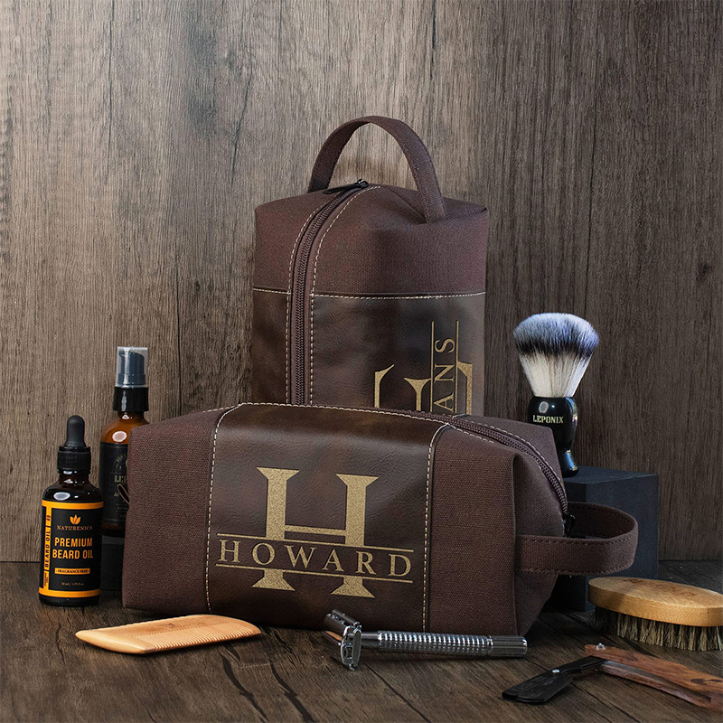 Laserable Leatherette Toiletry Bag