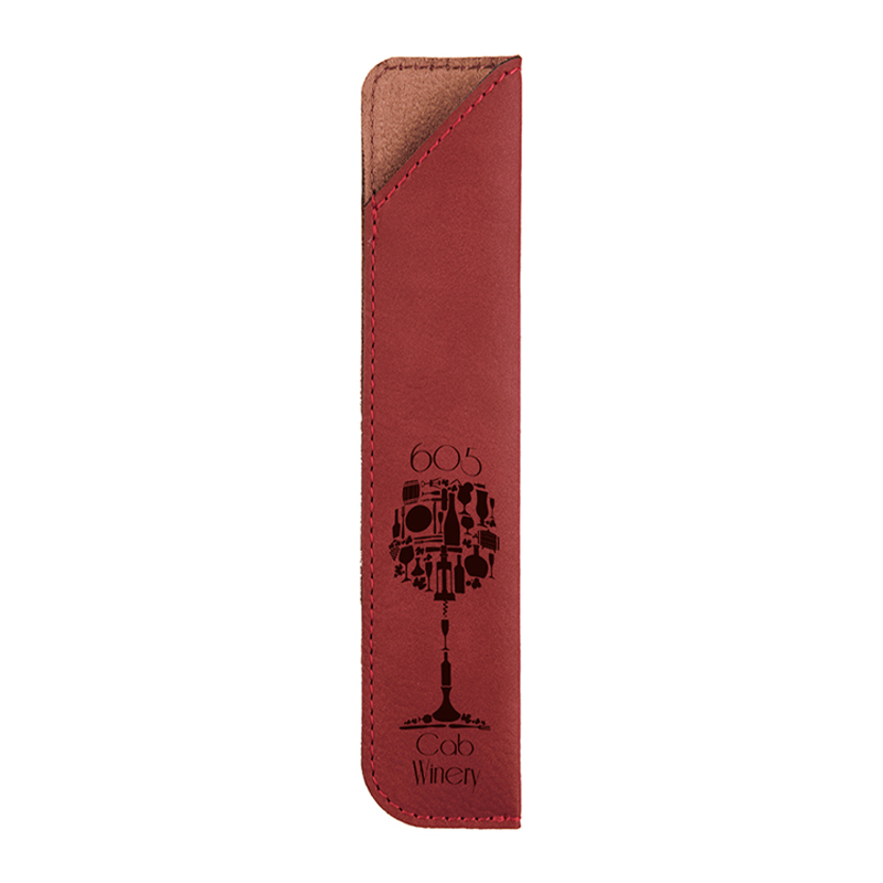 Laserable Leatherette Pen Sleeve Laserable Leatherette Pen Sleeve