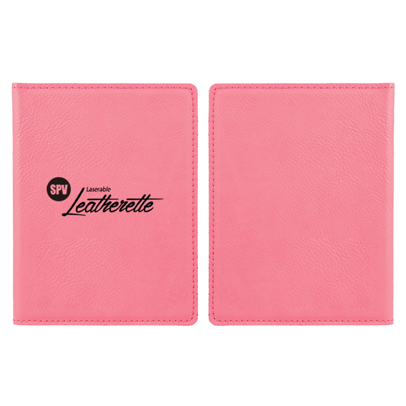 Laserable Leatherette Passport Holders