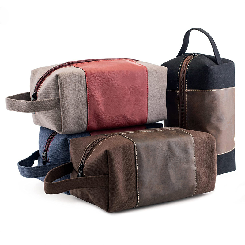 Laserable Leatherette Toiletry Bag