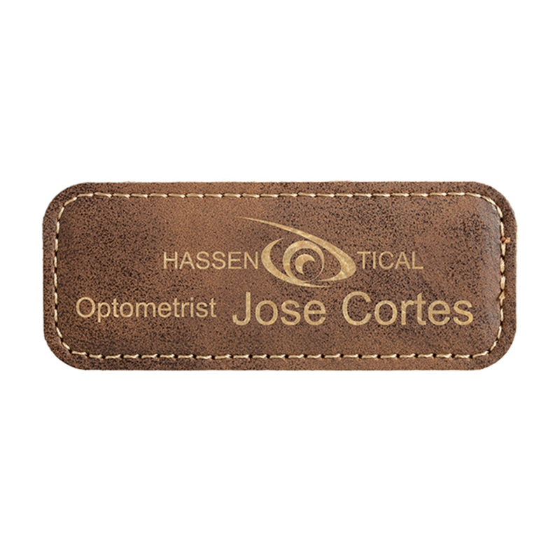 Laserable Leatherette Badge na Blangko na may Magnet Laserable Leatherette Badge na Blangko na may Magnet