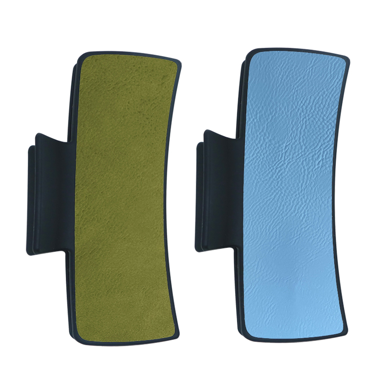 Laserable Leatherette Hair Clip