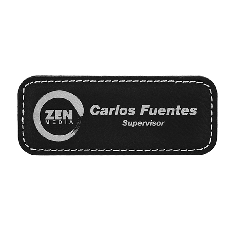 Laserable Leatherette Badge na Blangko na may Magnet Laserable Leatherette Badge na Blangko na may Magnet