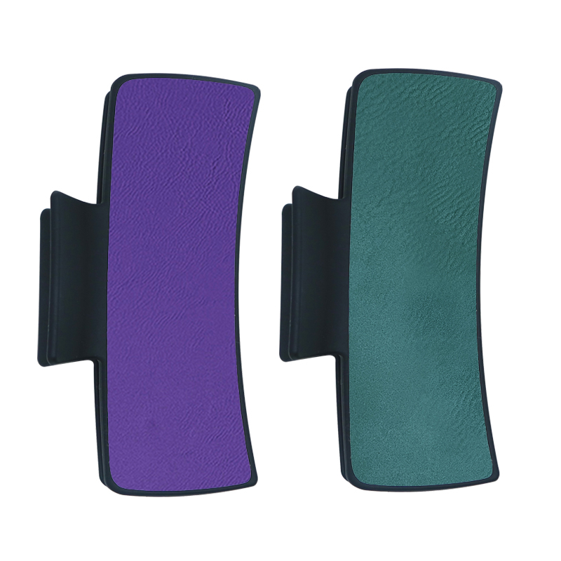 Laserable Leatherette Hair Clip