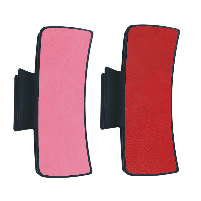 Laserable Leatherette Hair Clip