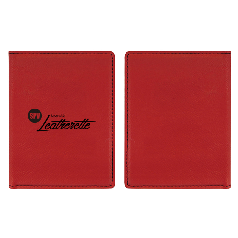 Laserable Leatherette Passport Holders