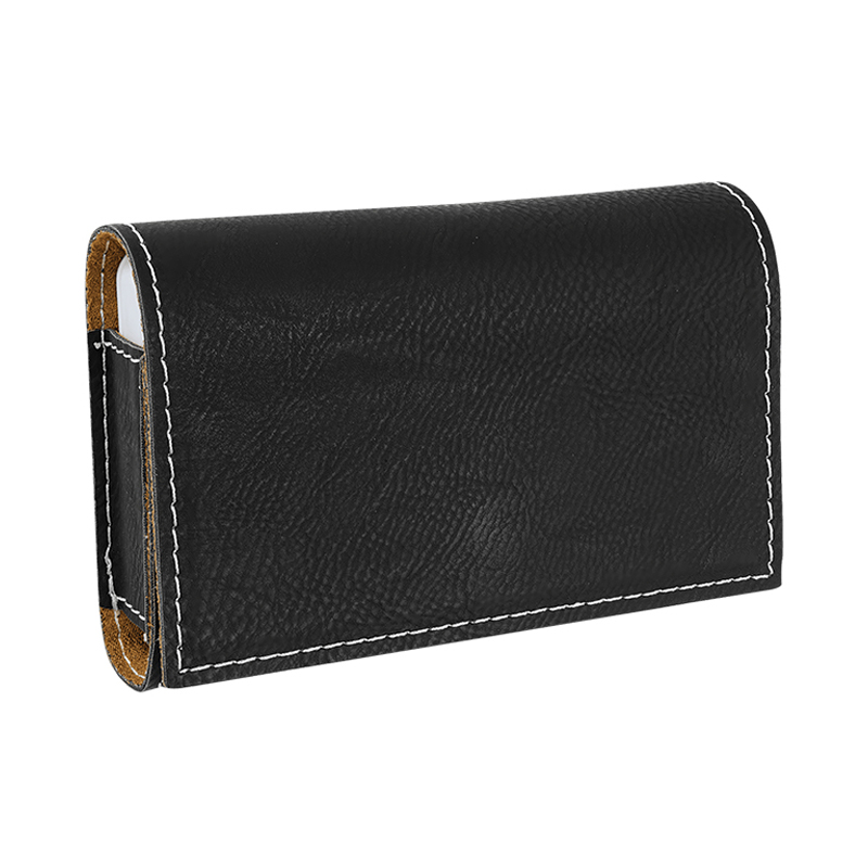 9 3/4' x 2 1/2' Laserable Leatherette Pill Box