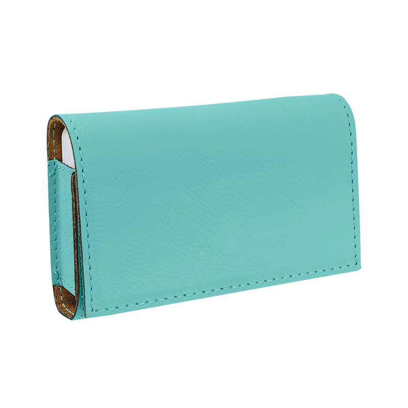 9 3/4' x 2 1/2' Laserable Leatherette Pill Box