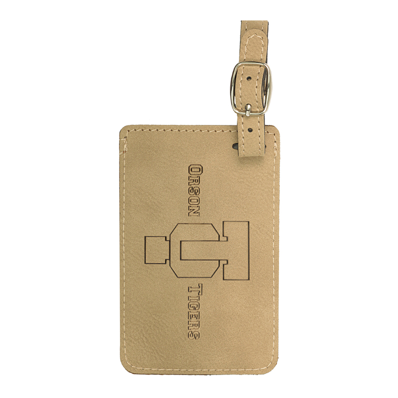 Laserable Leatherette Luggage Tag