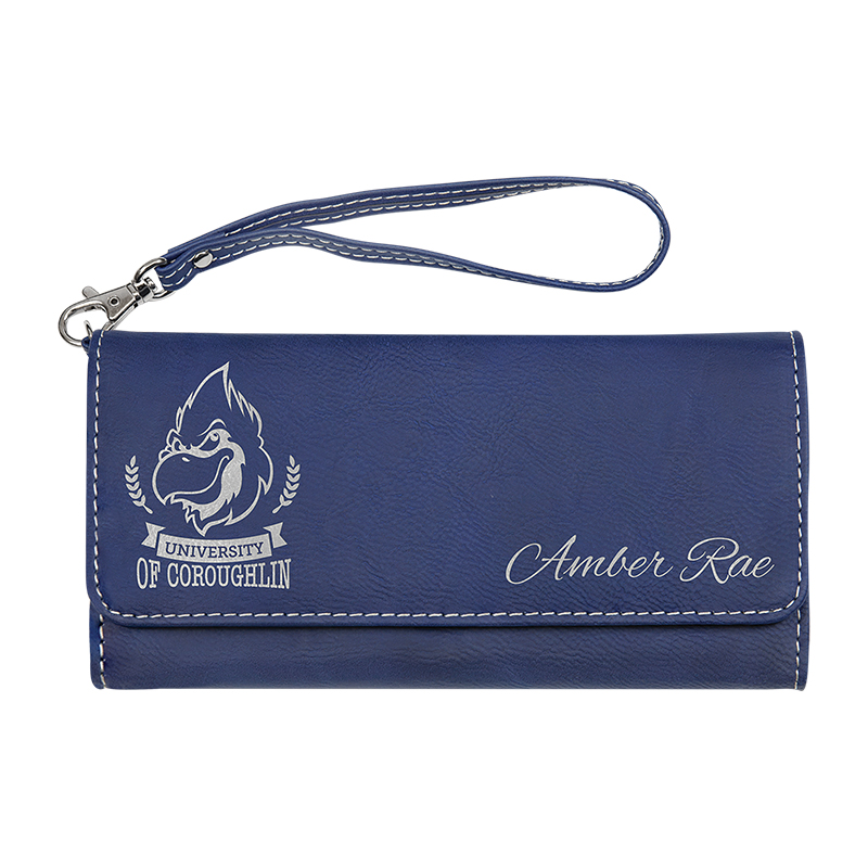 Laserable Leatherette Wallet na may Strap Laserable Leatherette Wallet na may Strap