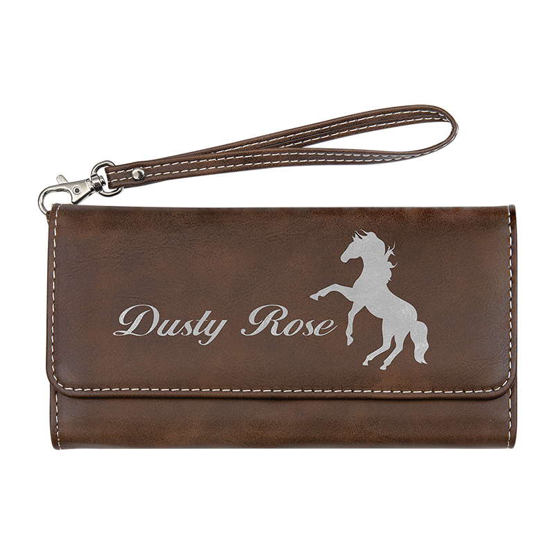 Laserable Leatherette Wallet na may Strap Laserable Leatherette Wallet na may Strap