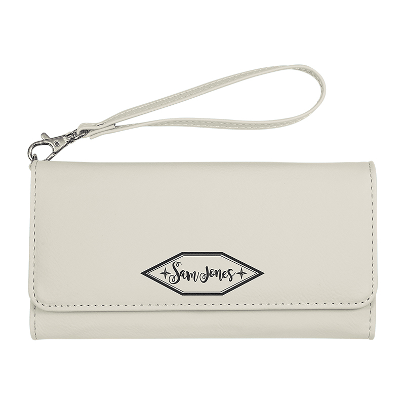 Laserable Leatherette Wallet na may Strap Laserable Leatherette Wallet na may Strap