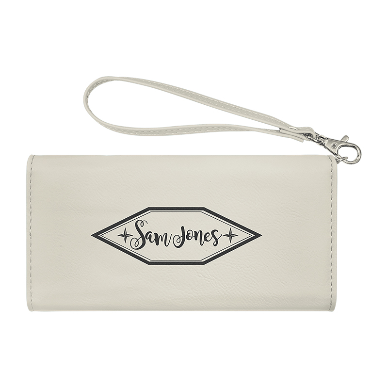 Laserable Leatherette Wallet na may Strap Laserable Leatherette Wallet na may Strap