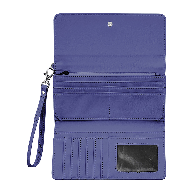 Laserable Leatherette Wallet na may Strap Laserable Leatherette Wallet na may Strap