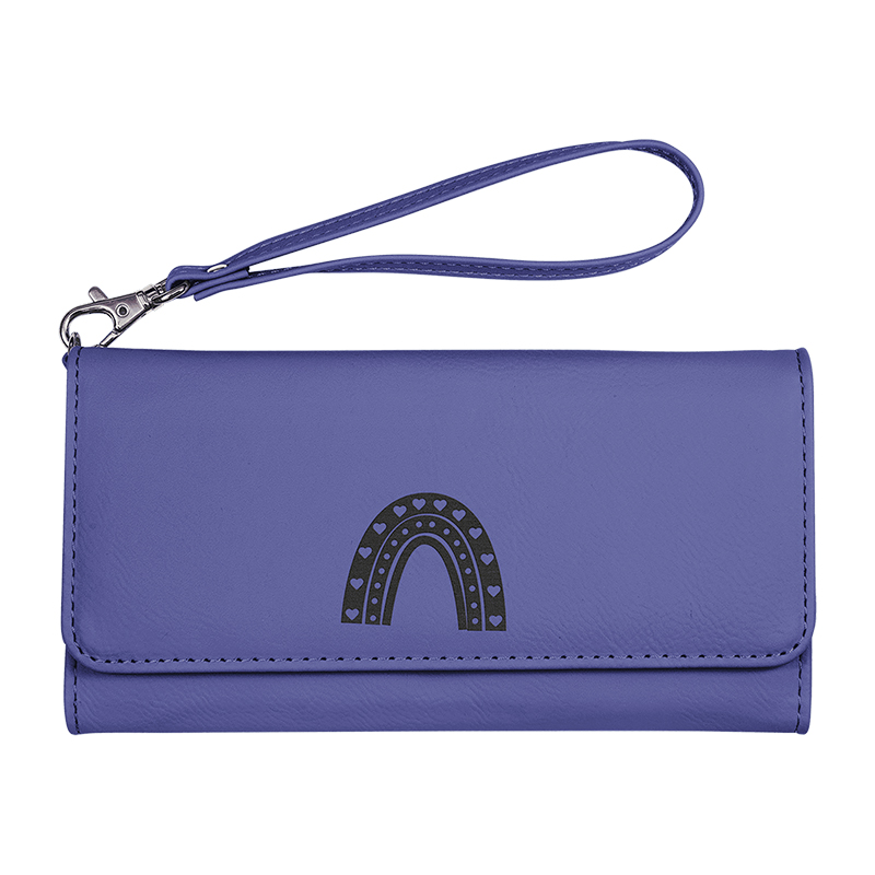 Laserable Leatherette Wallet na may Strap Laserable Leatherette Wallet na may Strap
