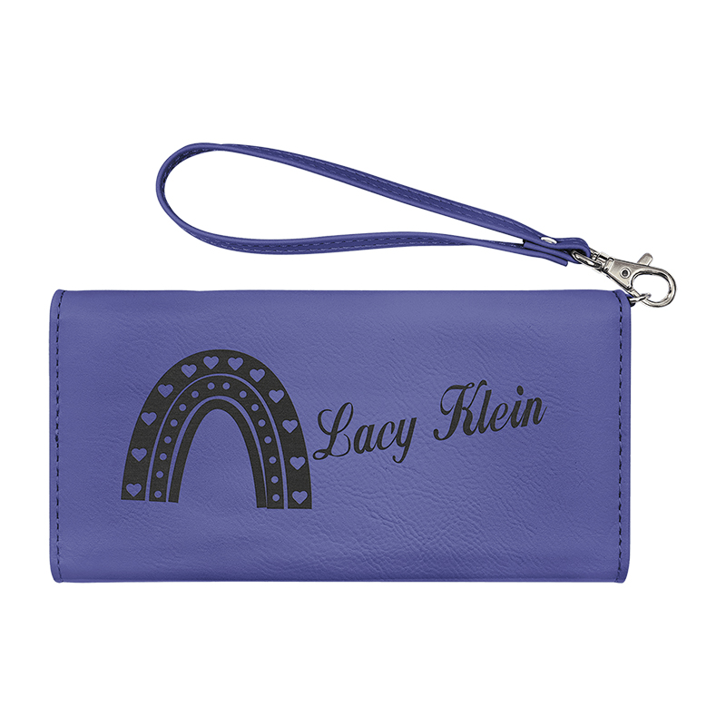 Laserable Leatherette Wallet na may Strap Laserable Leatherette Wallet na may Strap