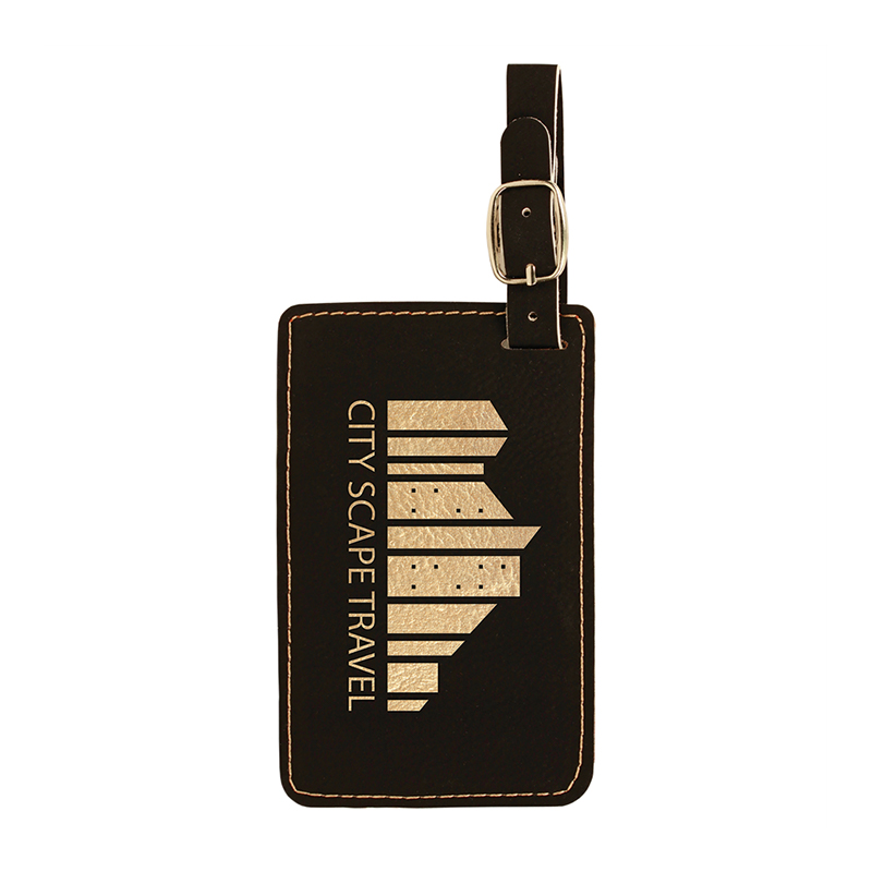 Laserable Leatherette Luggage Tag
