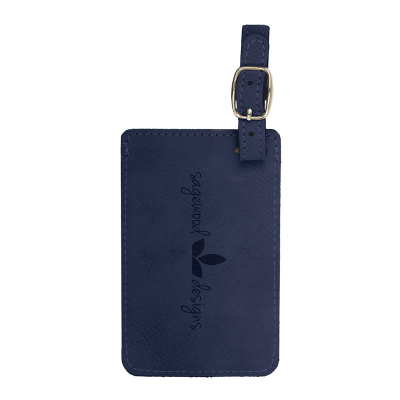 Laserable Leatherette Luggage Tag