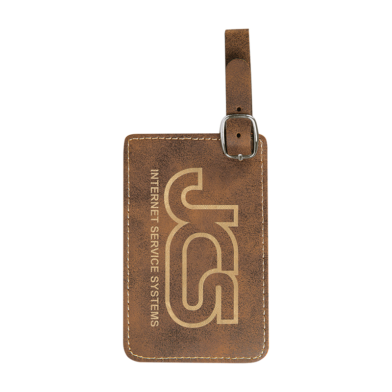 Laserable Leatherette Luggage Tag