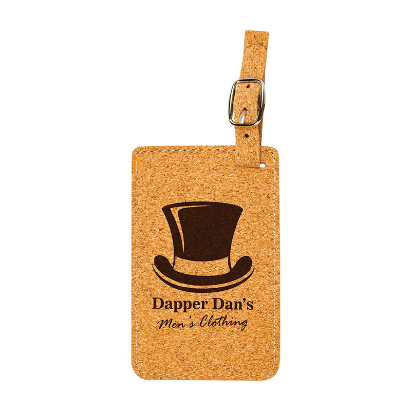 Laserable Leatherette Luggage Tag