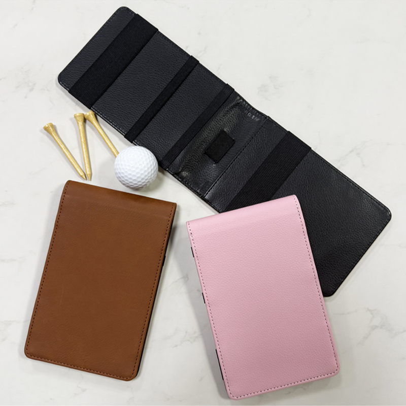Sublimation Leatherette Golf Scorecard Holder