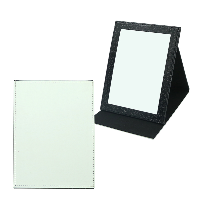 Sublimation Leathertte Makeup Mirror