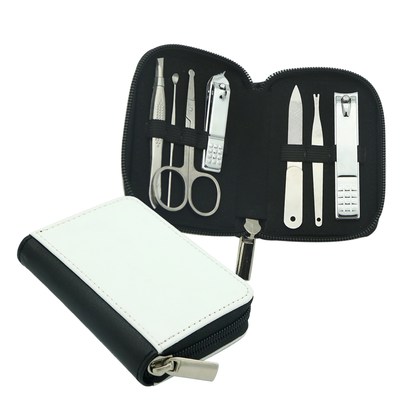 Sublimation Pu Leather Manicure Set