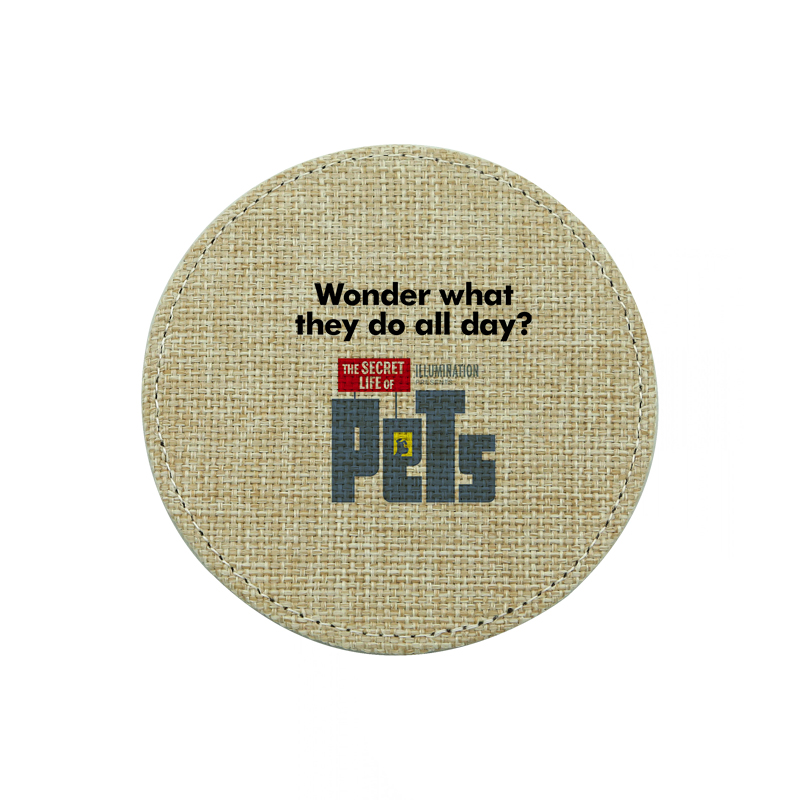 Sublimation Jute Coaster-Round
