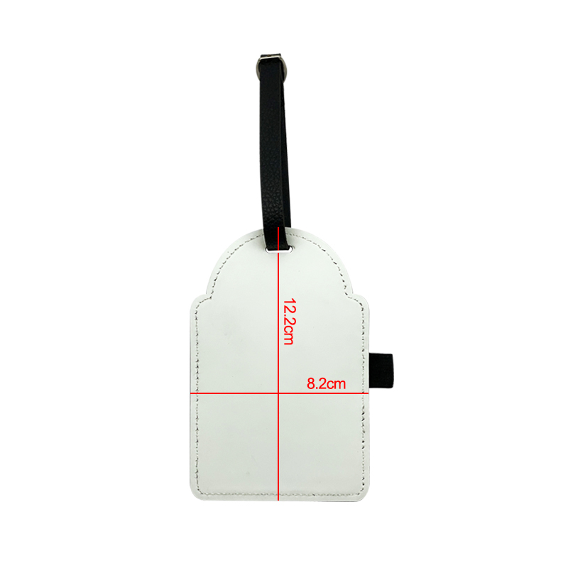 Sublimation Leatherette Golf Bag Tag na may 3 Wooden Tee