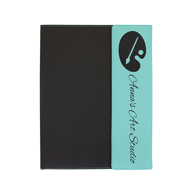 7' × 9' na Canvas na may Leatherette Portfolio
