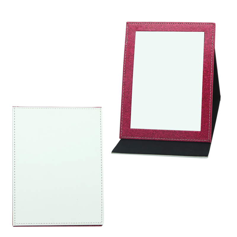 Sublimation Leathertte Makeup Mirror