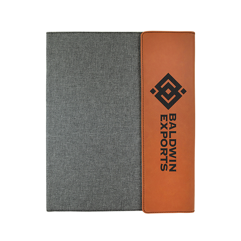 7' × 9' na Canvas na may Leatherette Portfolio