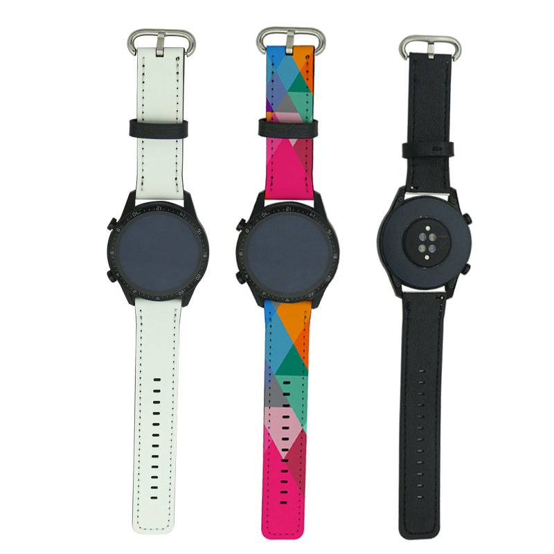 Sublimation PU Leather Samsung/Huawei Watch Bands 22mm