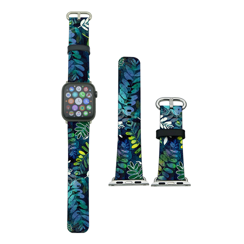 Sublimation PU Leather Apple Watch Bands para sa Serye 1/2/3-42mm
