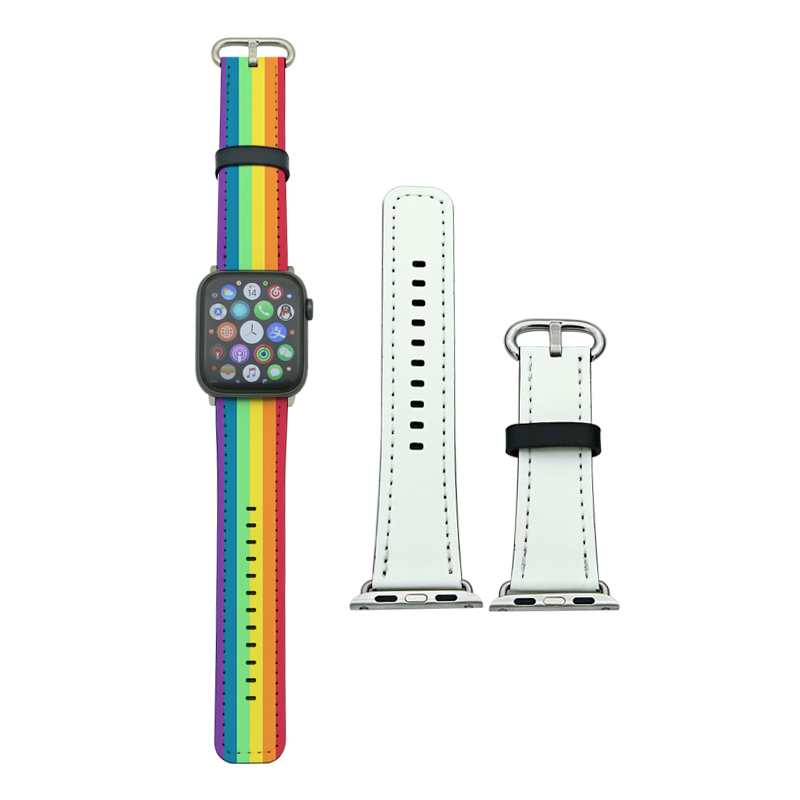 Sublimation PU Leather Apple iWatch Bands para sa Serye 4/5-40mm