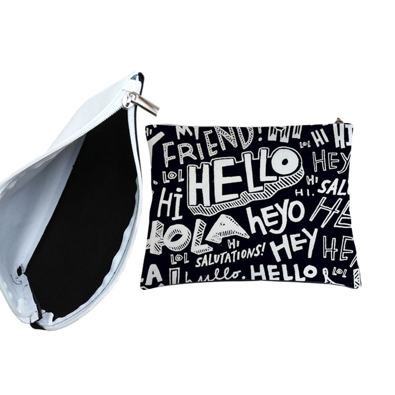 Sublimation Fabric Cosmetic Bag/Pencil Bag - S Size