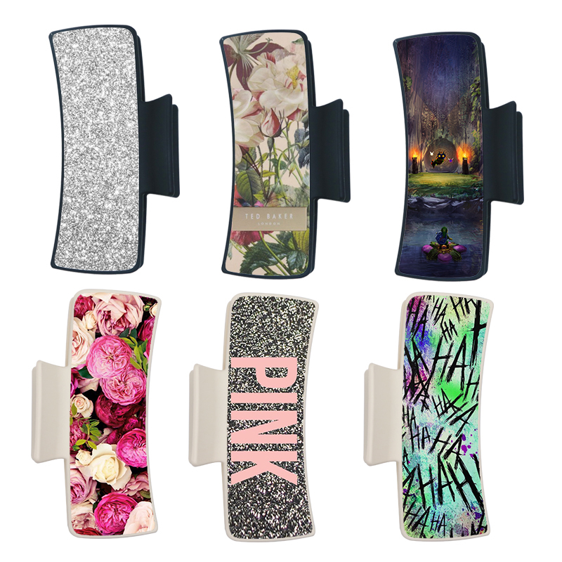 Sublimation Leatherette Hair Clip