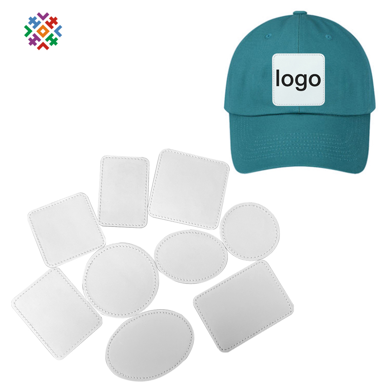 3' x 3' Square Sublimation Leatherette Patches na may Malagkit
