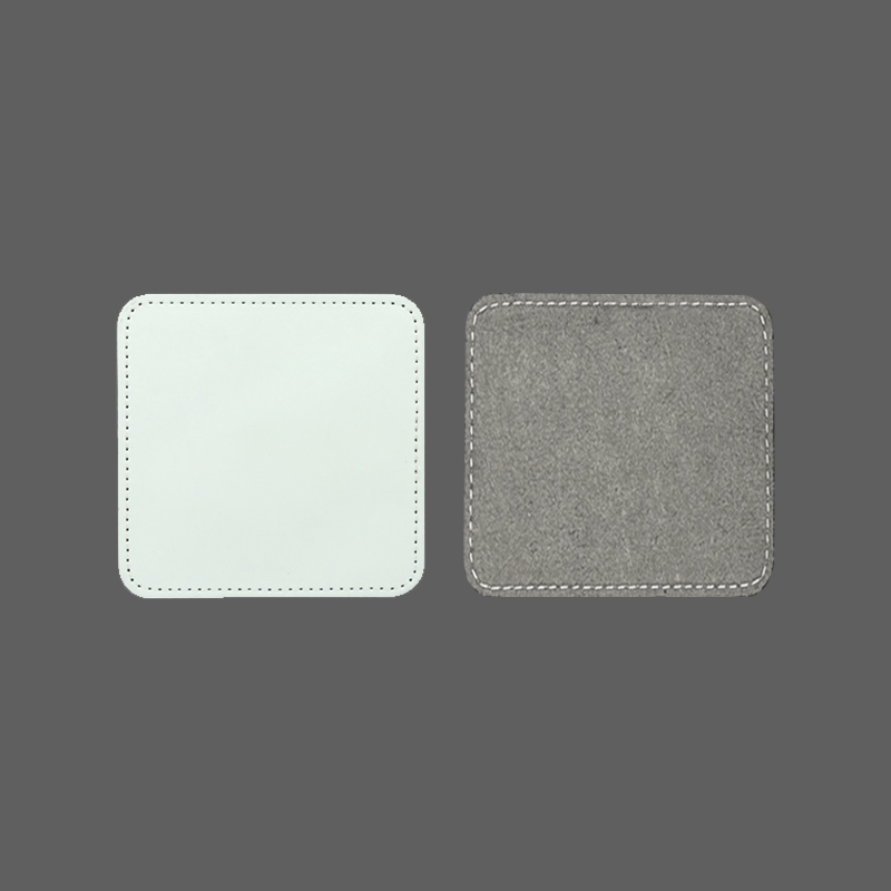 3' x 3' Square Sublimation Leatherette Patches na may Malagkit