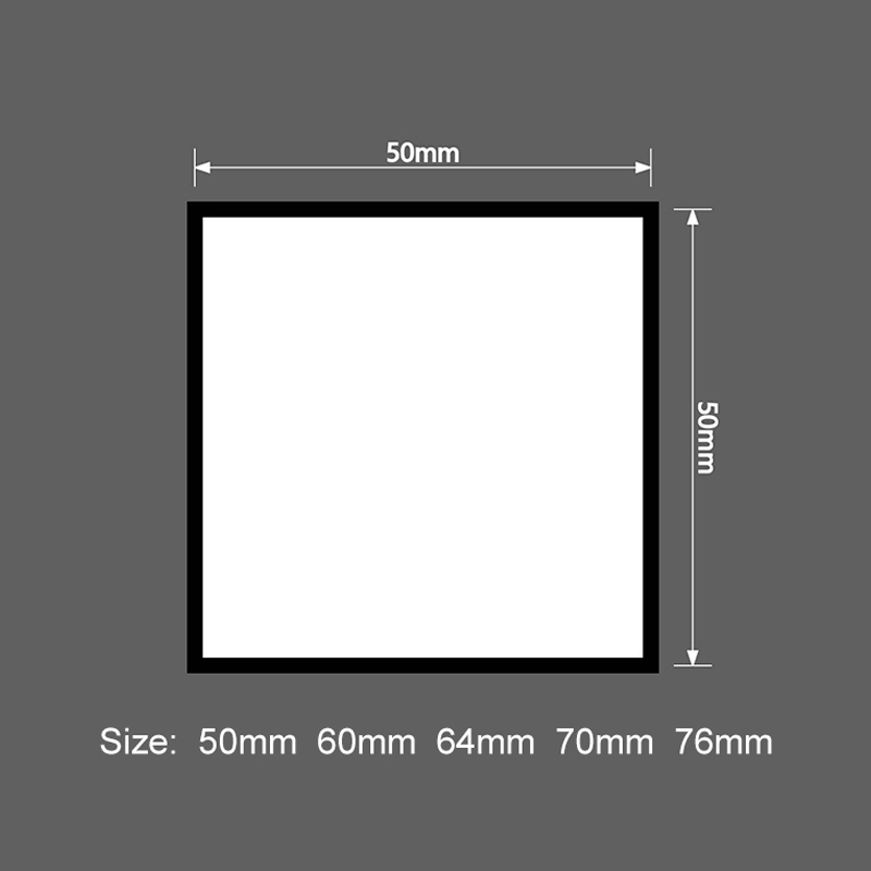 3' x 3' Square Sublimation Leatherette Patches na may Malagkit