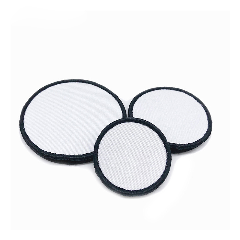 3' Round Sublimation Leatherette Patches na may Adhesive