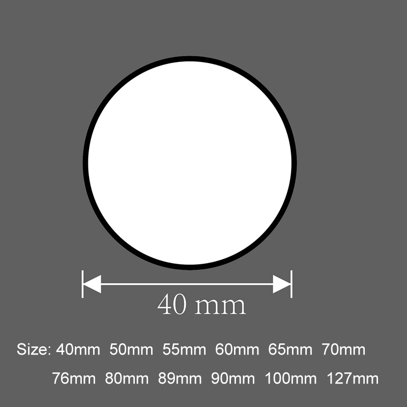 3' Round Sublimation Leatherette Patches na may Adhesive